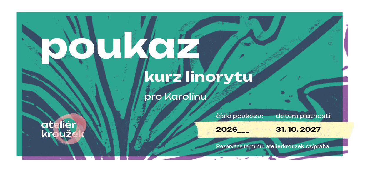 Dárkový poukaz na kurz linorytu